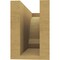 Ekena Millwork 4in. W x 6in. H x 12in. L Moab Woodgrain TimberThane Rafter Tail, Primed Tan RFTUR04X06X12MOARCPR - alternate 4